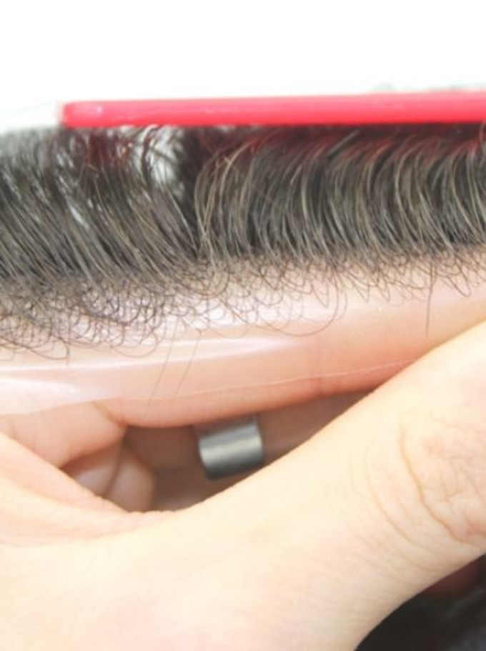 protesis capilares con línea frontal realista y natural