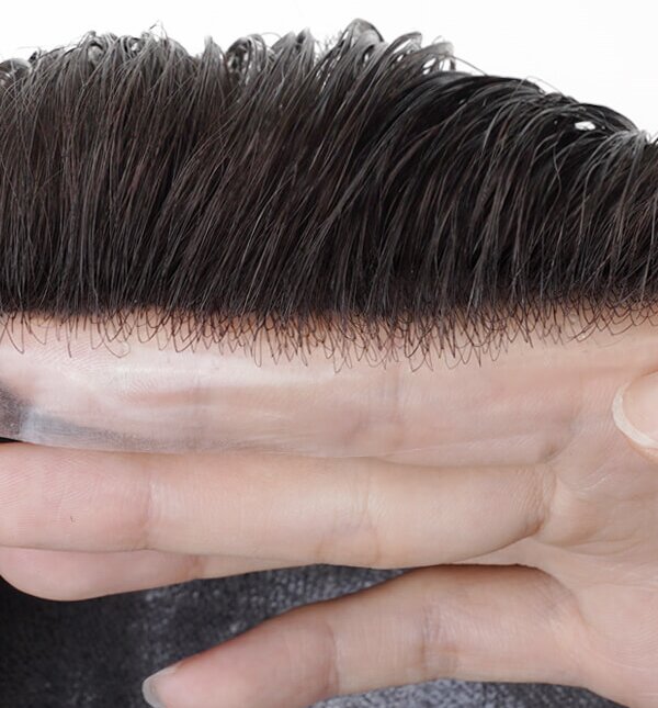 Prótesis capilar de skin realista