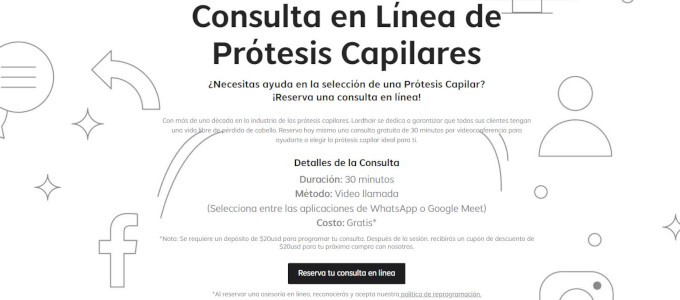 Aseorias especializadas en prótesis capilares- haz tu cita en fín de semana