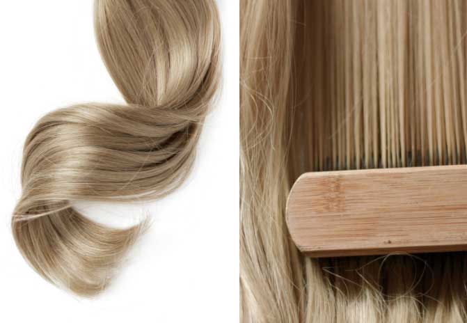 tipos de cabello en una prótesis capilar ó peluca