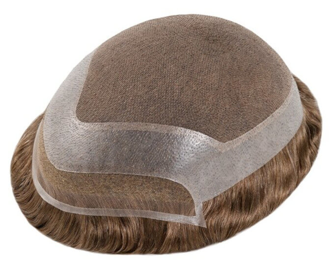 Prótesis capilar para hombre con calvicie