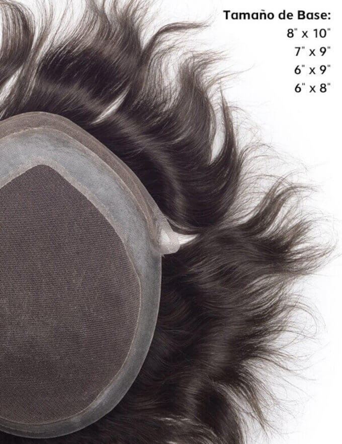 Prótesis Capilar Híbrida para Hombre