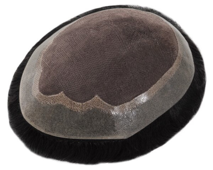 Protesis capilar de monofilamento ideal para combinar con tu barba