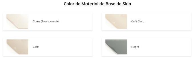 Color de material de base en prótesis capilares personalizadas