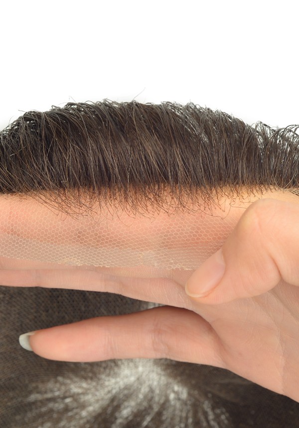 frontal de peluca indetectable con cabello natural