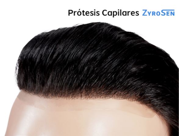 protesis capilar lista para usar antibacteriana
