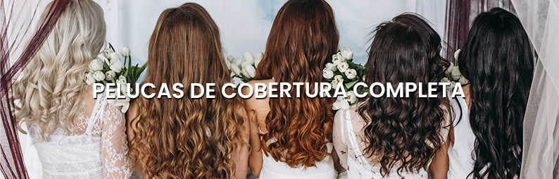 Prótesis Capilares y Pelucas Completas Prótesis Capilares y pelucas de cobertura completa de cabello real para mujeres en diferentes estilos