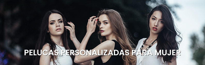 Prótesis Capilares y Pelucas Personalizadas para Mujer Prótesis Capilares y Pelucas personalizadas ó a la medida con cabello real para mujer. Seleccion de multiples opciones: longitud de cabello, color de cabello, densidad de cabello, rizado, lacio, ondulado