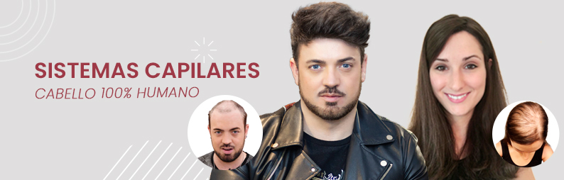 Prótesis Capilares Prótesis Capilares y Pelucas hombre y mujer de cabello real en diferentes colores y estilos