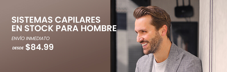 Prótesis Capilares en Stock Prótesis Capilares y Pelucas de cabello real en diferentes modelos de cabello y color de cabello